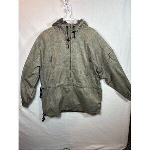 Spyder Vintage Outdoor Gear Hooded Jacket With Half-Zip & Pockets For Men LARGE